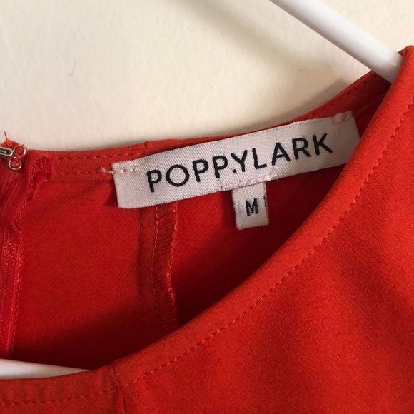 Poppylark- orange sheath dress - Picture 2 of 3